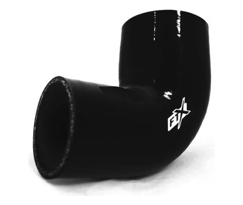 Manguera Silicona Reducción 90° 2.5´/3´ Negro Ftx Fueltech