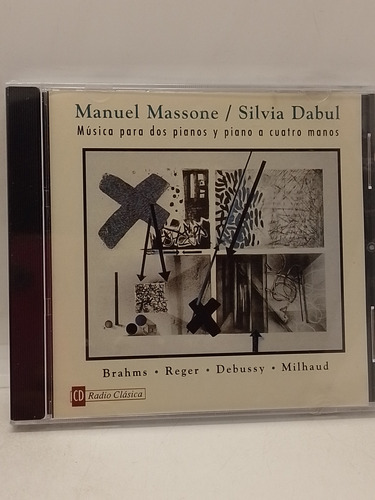 Manuel Massone/sílvia Dabul Música Para Dos Pianos Cd Nue