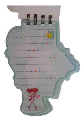 Libreta / Anotador Infantil Muñeca Piernas Largas