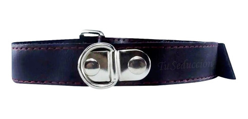 Choker Collar Sado Cuero Vegano Con Argolla D