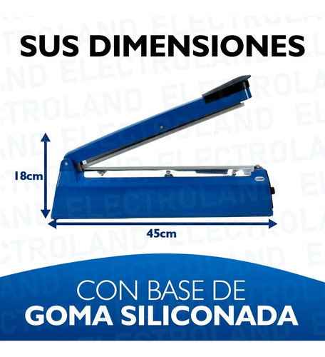 Imagen 7 de 10 de Selladora Cortadora Bolsa 30cm Regulador Mayor Potencia