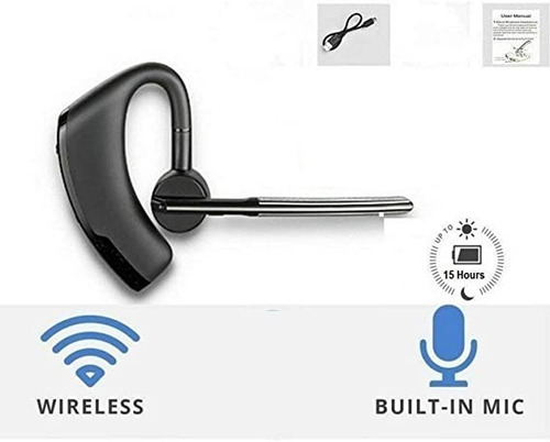 Audífono Mono Oral Mano Libres Bluetooth V8 Auriculares.