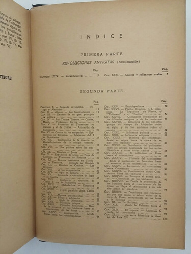 Historia De Las Revoluciones Antiguas. Tomo I. Chateaubriand (Usado)