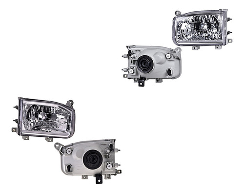 Set Faros Delanteros Depo Nissan Pathfinder 1999 - 2004