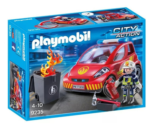 Playmobil 9235 Coche De Bomberos Original Palermo 