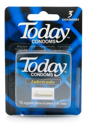 Condones Today Lubricado X 3 Unidades