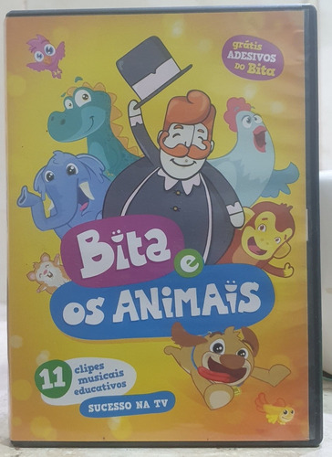 Dvd Bita E Os Animais - 11 Clipes Musicais Educativos