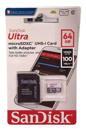 Memoria Micro Sd 64gb Sandisk Original