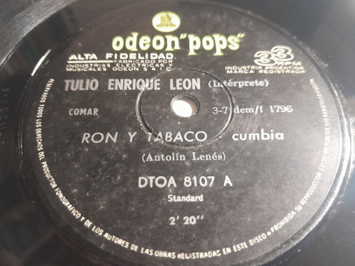 Simple - Tulio Enrique León - Ron Y Tabaco - Arg - 1965