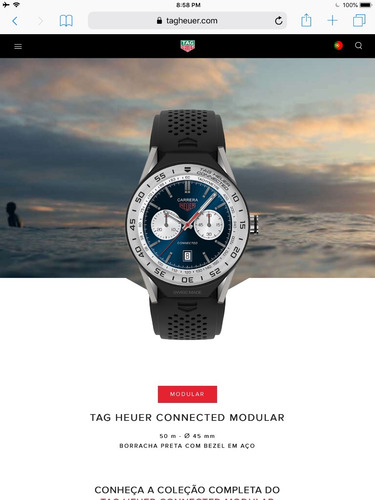 Relógio Tag Heuer Connected Modular 45 - Modelo Novo
