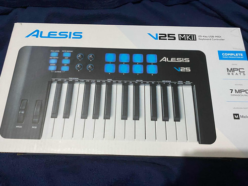 Teclado Controlador Alesis V25 Miki Midi 25