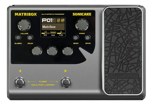 Sonicake Procesador De Efectos Multiusos Con Pedal De Expres