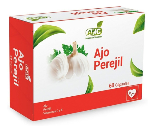 Ajo Perejil En Capsulas Medicinales 60 Capsulas Anc