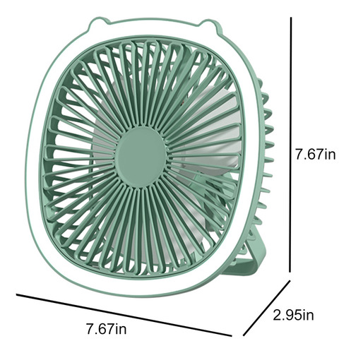 Ventilador De Techo Pequeño Recargable Usb T 8761, Portátil,