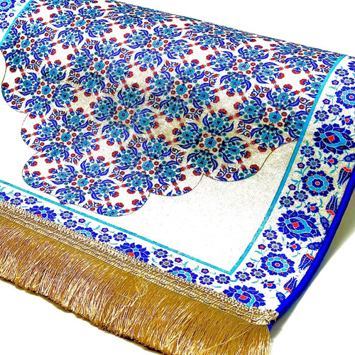 Carpeta Terciopelo T3 - Azul- Turkish Bazar 