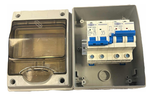 Interruptor 2x63a 110/220v Con Centro Carga