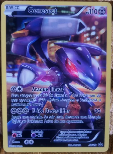 Pokemon Genesect Holofoil Full Art Promo Xy119 Frete Incluso