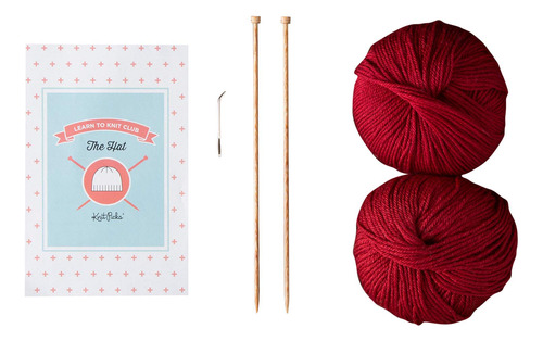 Learning To Knit Club The Hat Kit Punto Para