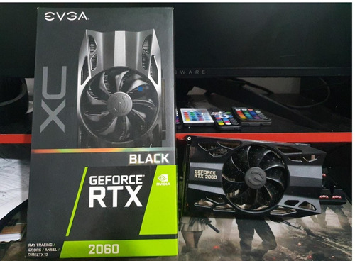 Placa De Vídeo Nvidia Evga Geforce Rtx 20  Black Edition 6gb