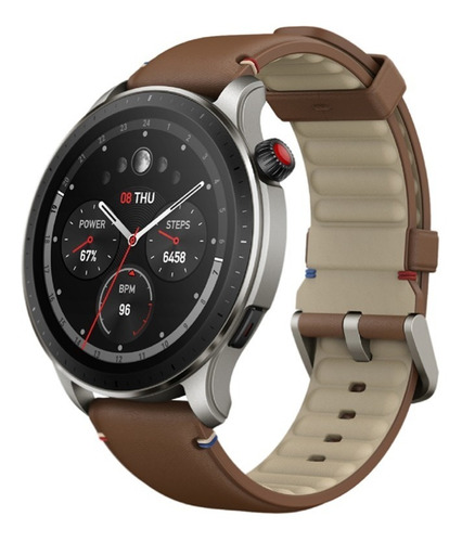 Imagen 1 de 10 de Smartwatch Reloj Inteligente Amazfit Gtr 4 Marrón Gps Spo2-*