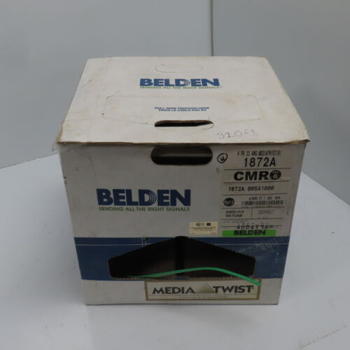 Belden 1872a 005a1000 23 Awg Cat 6 Horizontal Bonded Pai Ssy