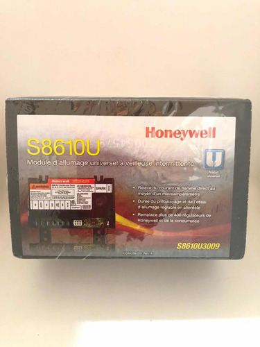 Honeywell S8610u 3009 Para Quemadores A Gas