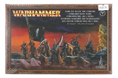 Game Workshop Dark Elf-black Corsairs Warhammer Figura