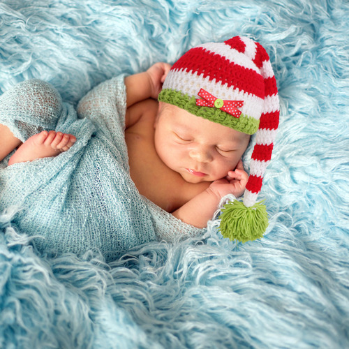 Gorro De Ganchillo Hecho A Mano Para Bebés Recién Nacidos, E