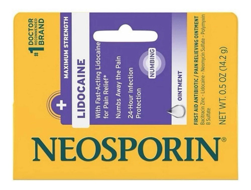  Neosporin Ointment Lidocaine Fragancia Neutro