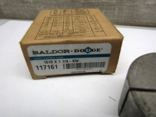 Dodge Baldor 117161 1610 X 1-1/4 Kw Taper Lock Bushing 1 Jje