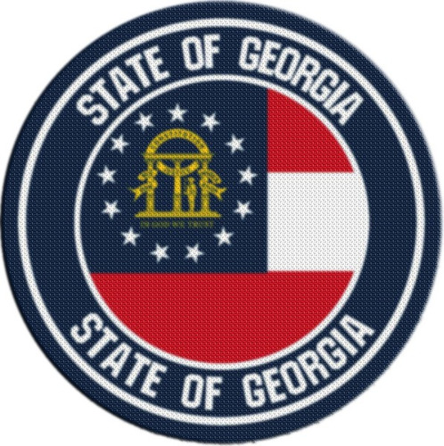Parche Escudo Circular Estados Unidos Georgia