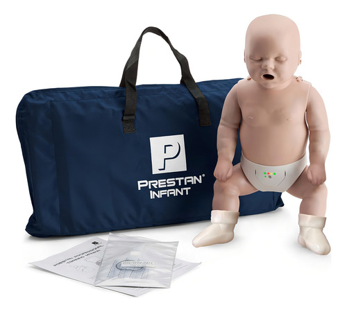 Eles fornecem manequim infantil de CPR-AED com monitor de velocidade média da pele
