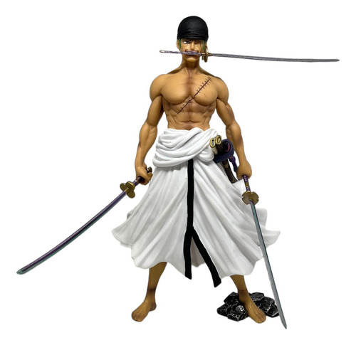 Figura Zoro Bata Blanca/ One Piece