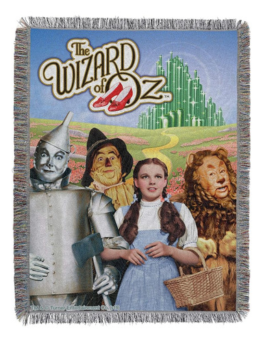 Warner Brothers Mago De Oz,  Grupo  Manta De Tapiz Tejido, 4