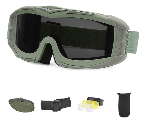 Kemimoto Gafas De Airsoft, Gafas Tacticas De Seguridad Antiv