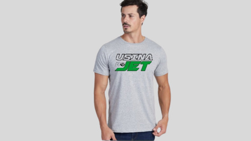 Camiseta Algodão Usina Do Jet - Usina Horizontal