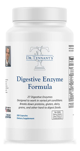 Dr. Tennant's Fórmula Enzimática Digestiva Para Erd, Acidez