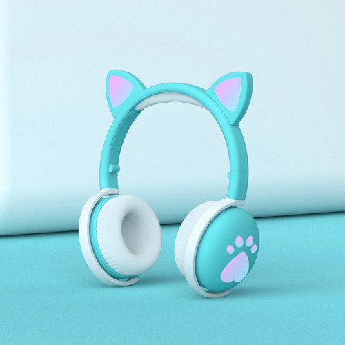Auricular Bluetooth Micrófono Con Oreja De Gato