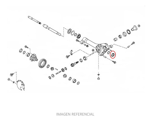 Reten Lateral Diferencial Delantero Nissan Np300 Original