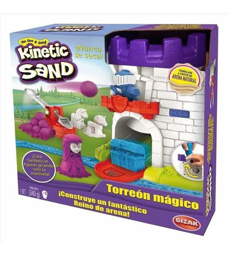 Kinetic Sand Torre Mágica Arena Moldeable