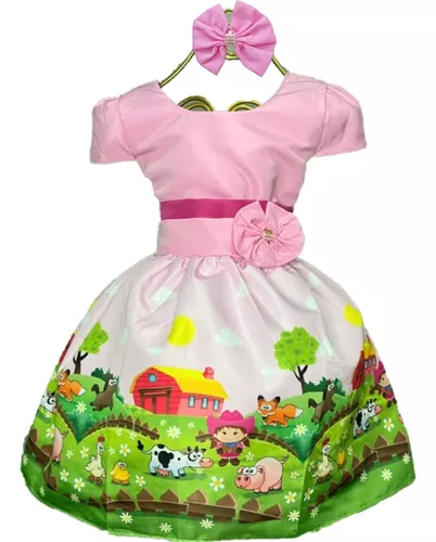 Vestido Infantil Temático Roblox C/tule Luxo Festa + Tiara