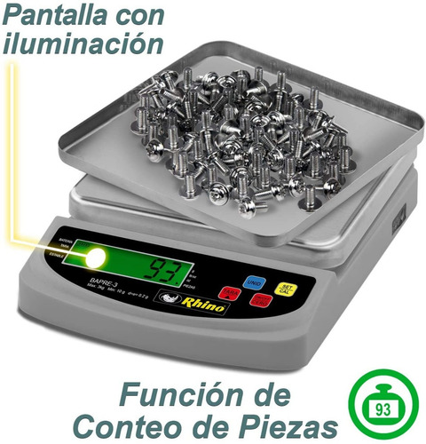 Imagen 4 de 4 de Báscula Electrónica 3kg X .2 G