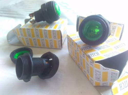 Luz Piloto Para Bombillo Mini Muela Verde