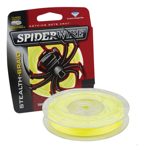 Multifilamento Spiderwire Stealth Yellow 15 Lb X 114 Mts