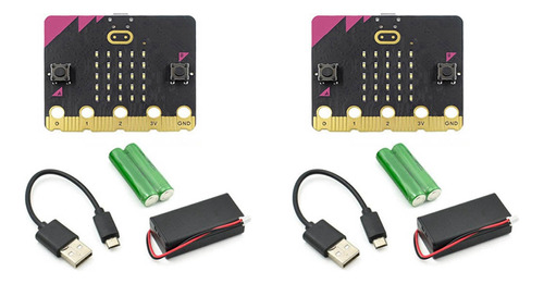 6x Microbit V1.5 Go Kit, Nueva Versión, Aprendizaje Programa