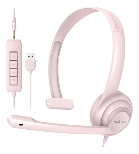 Nubwo Hw02: Auriculares Usb Con Cancelacin De Ruido
