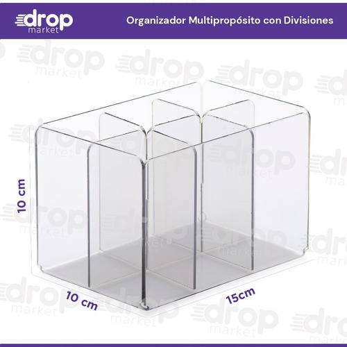 Organizador Escritorio Lapicero Porta Lápices 6 Divisiones