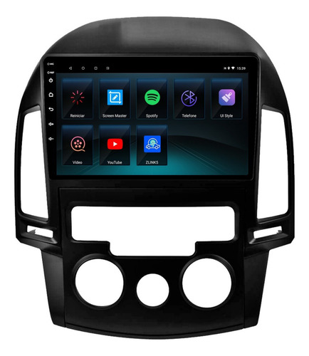 Central Multimídia I30 Ar Analógico 2009/2012 Carplay Tela 9