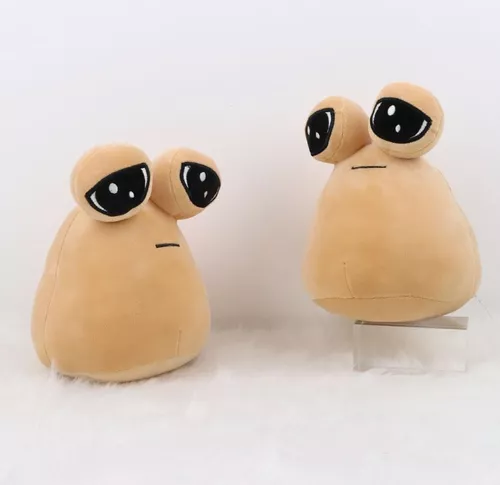 2 Peças De Brinquedo De Pelúcia Alien Pou Furdiburb, Sem Emo