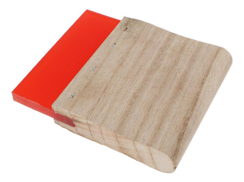 Tablero Para Raspar De Tinta Con Mango De Madera Rojo 10cm